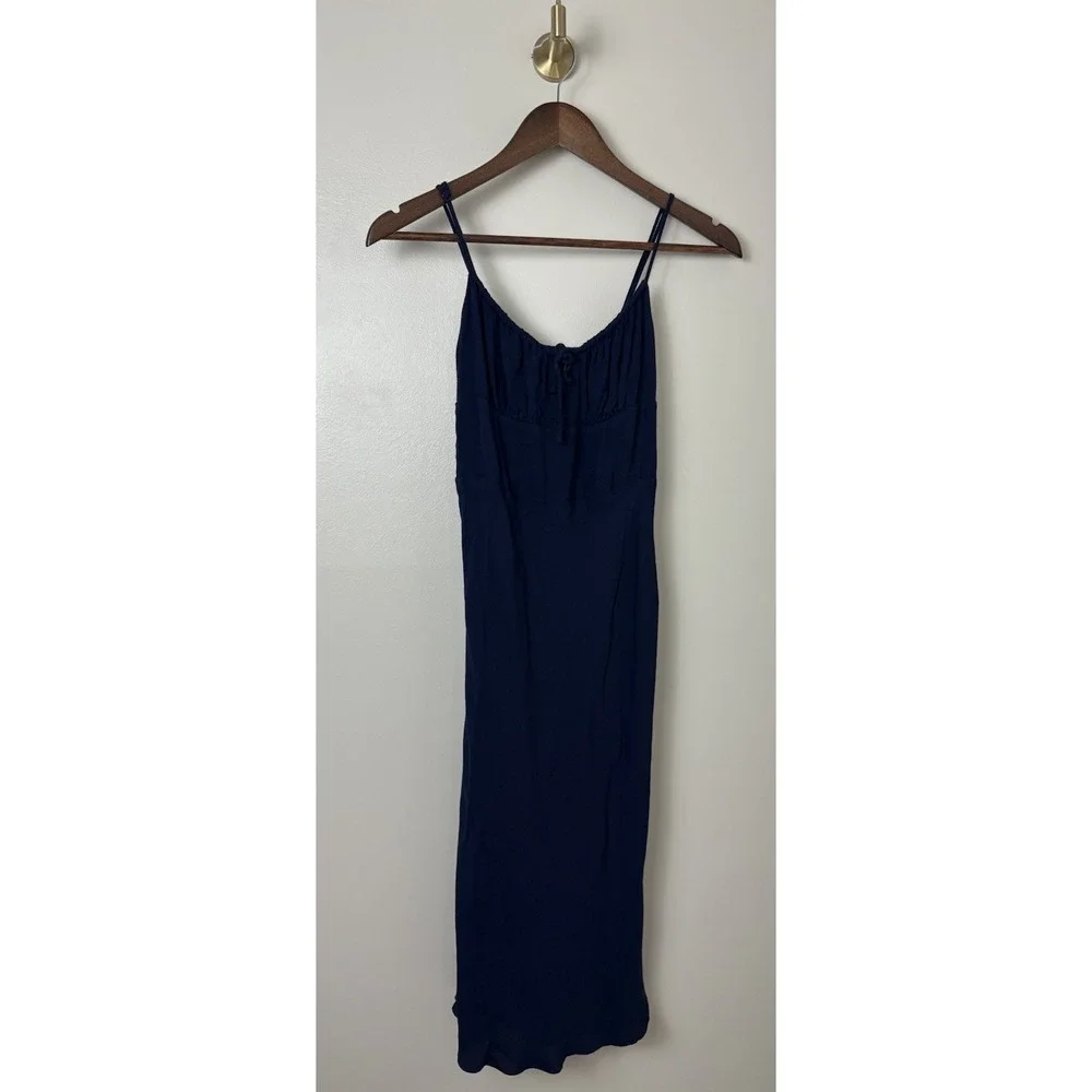 Aritzia Wilfred‎ Women Size 2 Babydoll Dress Strappy Midi Maxi Boho Girlhood 90s - Picture 2 of 15